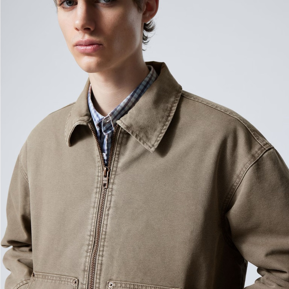 Weekday Washed Utility Jacket - Picture 3 of 4